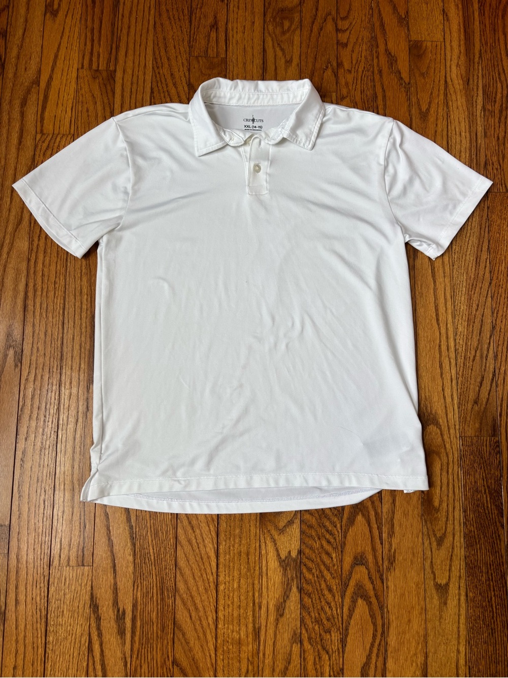 CrewCuts by J Crew Kids White Polo Shirt Size XXL (14-15)